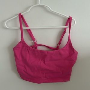 This from Garage it’s a pink bra top/crop top it could go either way